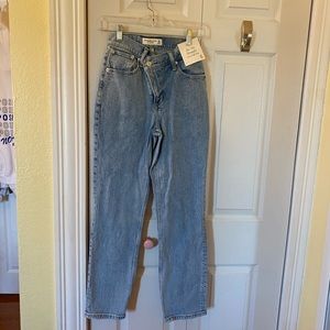 abercrombie 90s straight jeans size 24